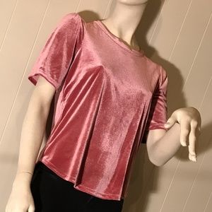 Puff Sleeve Velvet Top